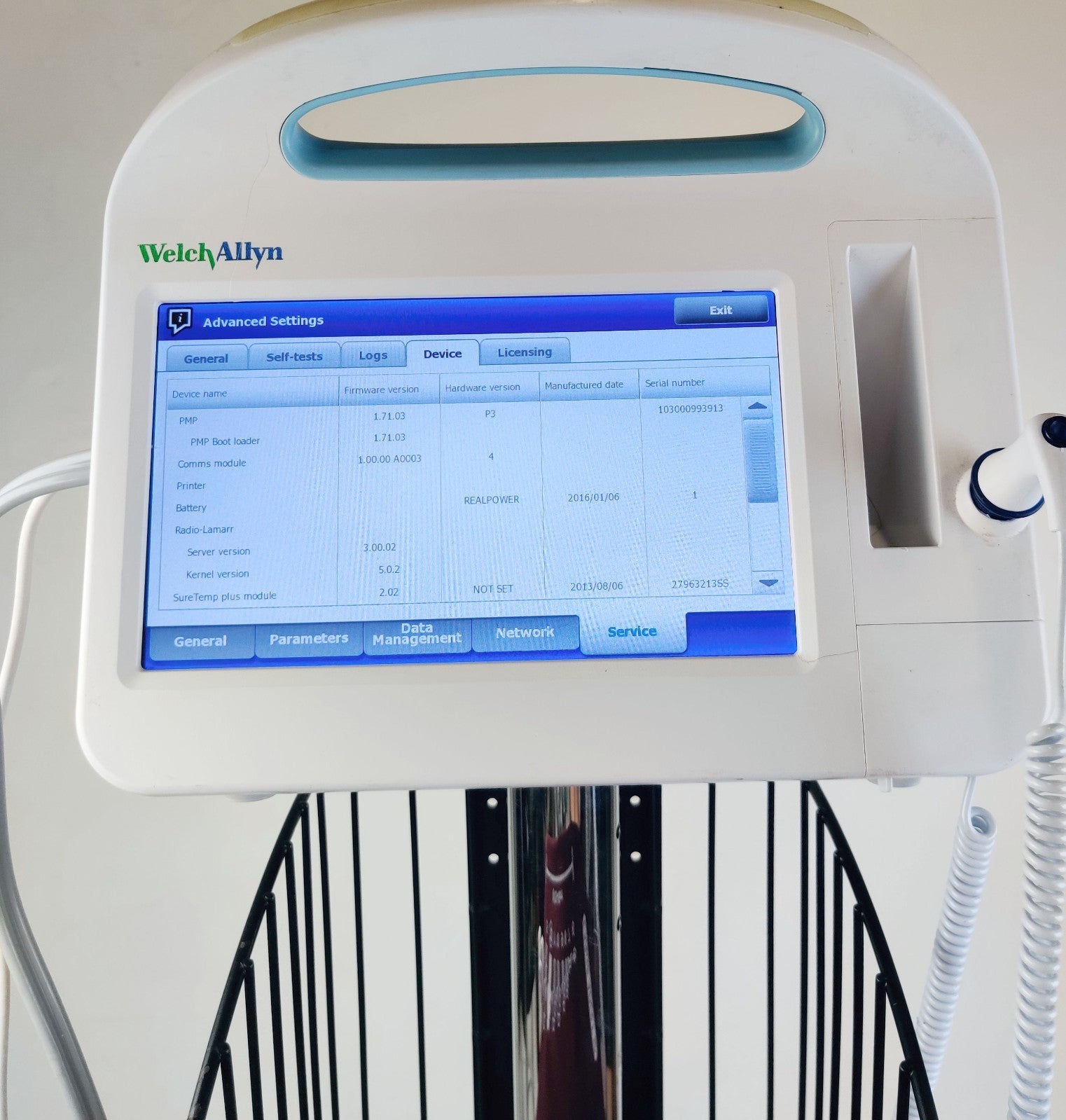 Vital Signs Monitor Welch Allyn 65MTXX Connex 6000