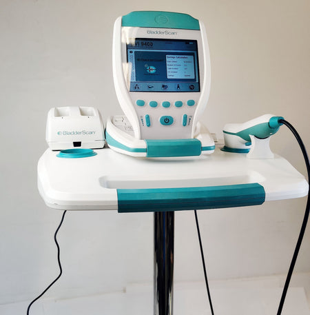 Verathon BVI 9400 Bladder Scanner w 0570-0351 Probe, Charger, Battery, Stand - 