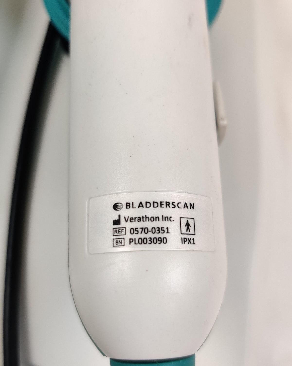 Verathon BVI 9400 Bladder Scanner w 0570-0351 Probe, Charger, Battery, Stand - 
