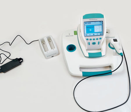 Verathon BVI 9400 Bladder Scanner w 0570-0351 Probe, Charger, Battery, Stand - 