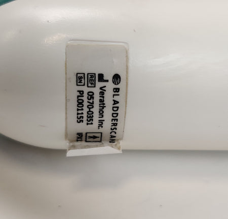 Verathon BVI 9400 Bladder Scanner w 0570-0351 Probe Charger Two Batteries Stand - 