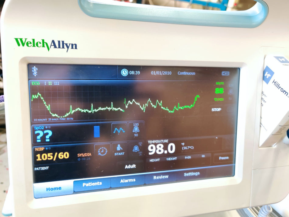 Welch Allyn Welch Allyn Connex 6000 ECG/EKG Vital Signs Monitor WIFI, SpO2, Calibrated