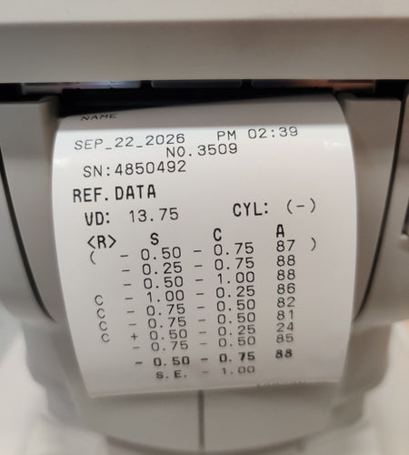 Topcon KR-800S Auto Kerato-Refractometer 5-in-1 Tested w/ Printer - 