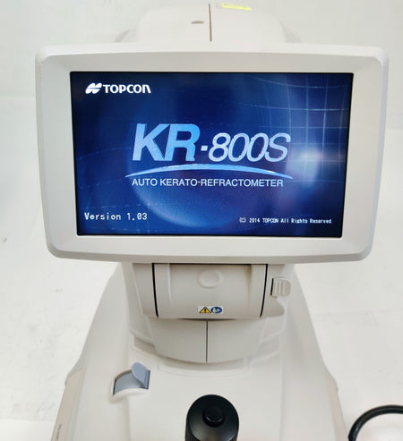 Topcon KR-800S Auto Kerato-Refractometer 5-in-1 Tested w/ Printer - 