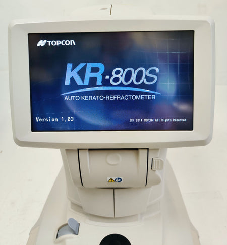 Topcon KR-800S Auto Kerato-Refractometer 5-in-1 Tested w/ Printer - 