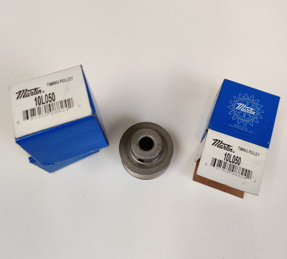 Martin Martin 10L050 Polea para correa dentada de 10-Tooth, paso de 3/8" para correa de 1/2"
