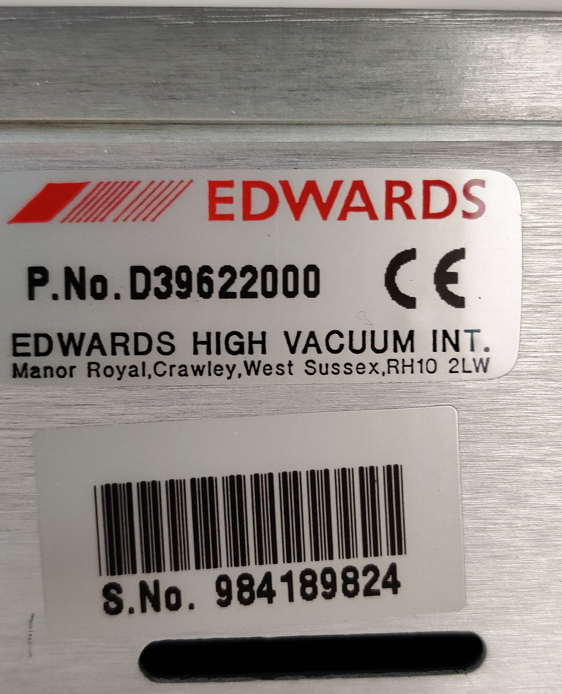 Edwards EXT250 Turbo Vacuum Pump 100 ISO-K with D39622000 Controller EXC100L - 