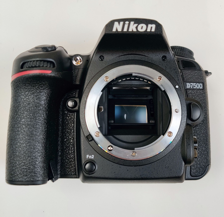 Nikon D7500 Digital SLR Camera 20.9MP WIFI 4K Topcon TRC-NW8 23130 Shutter Count - 