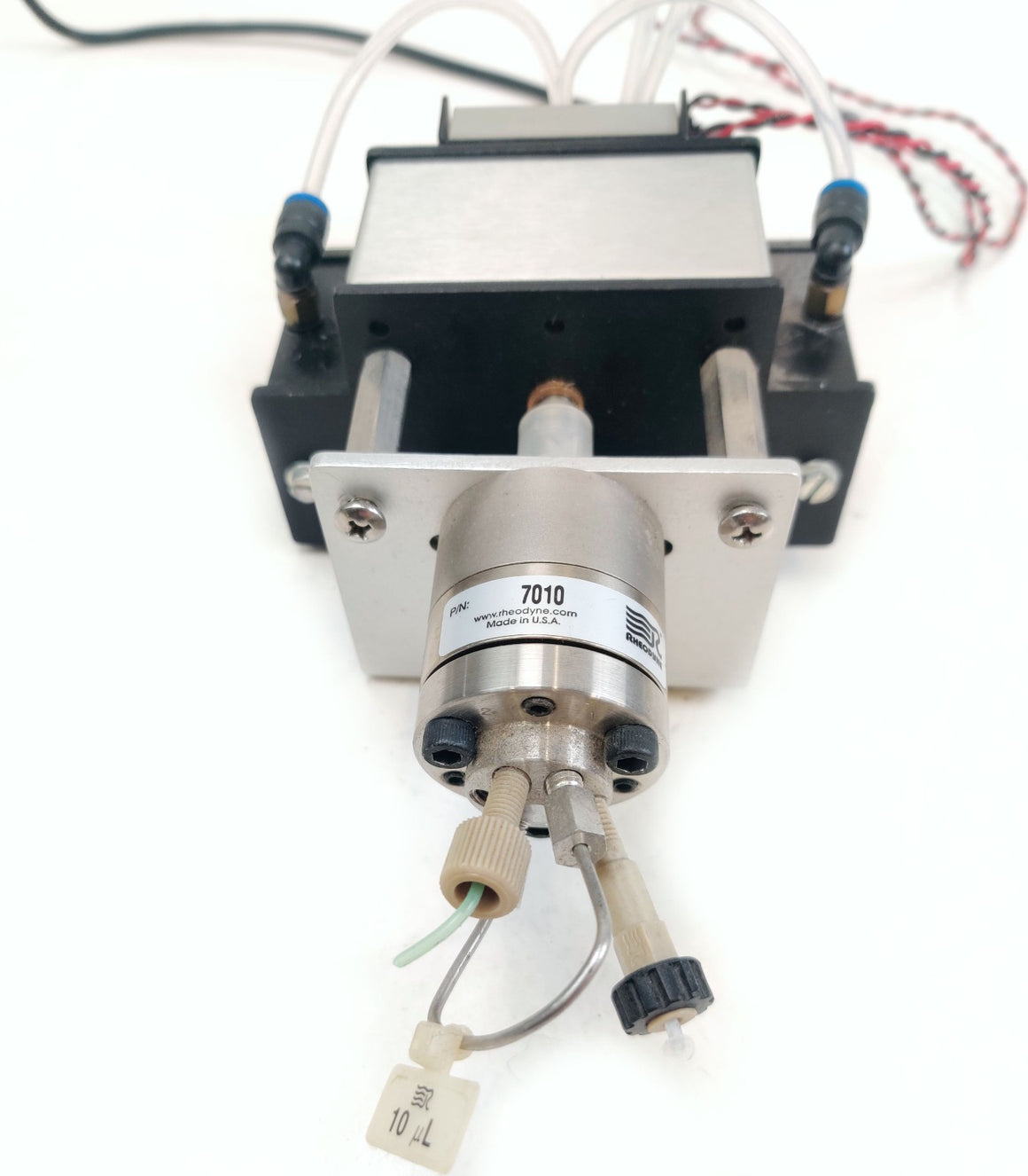 Rheodyne 5701 Valve Actuator w 7010 Sample Injector 6-Positions Waters Micromass