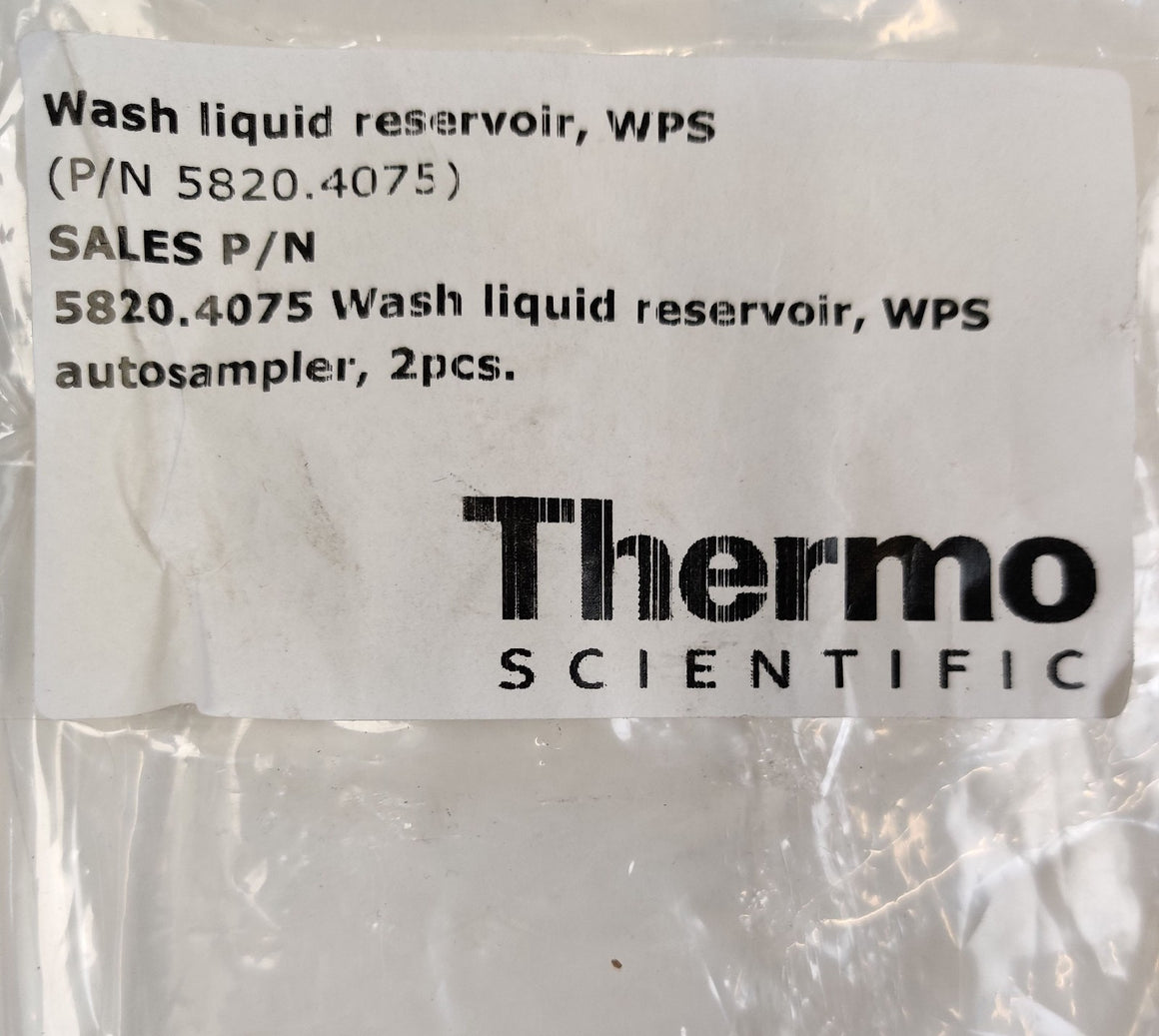 Thermo Scientific 5820.4075 Wash Liquid Reservoir Dionex UltiMate 3000 - 