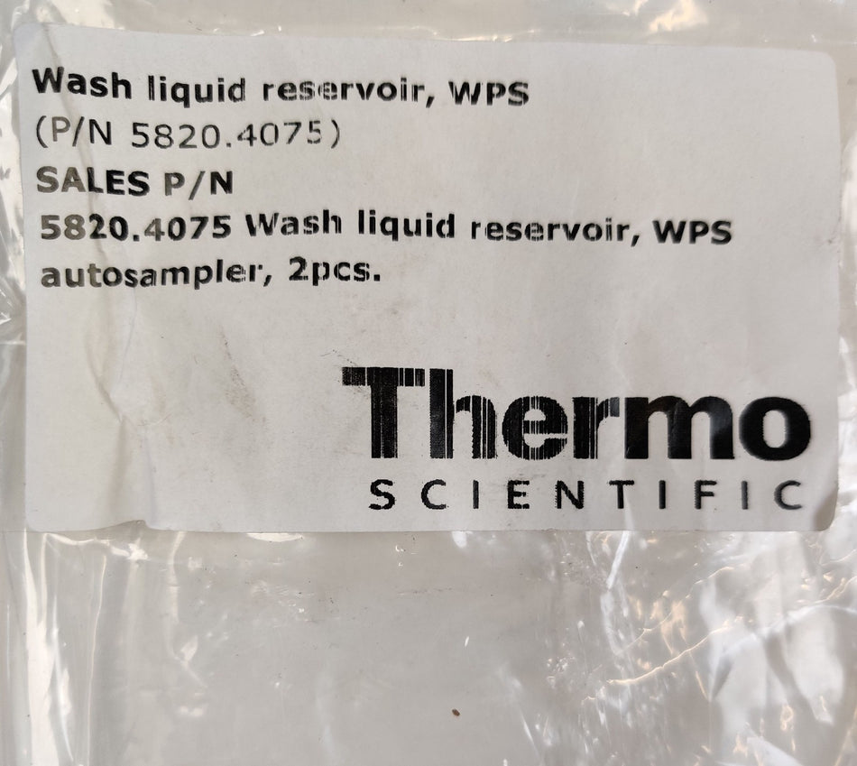 Thermo Scientific Thermo Scientific 5820.4075 Wash Liquid Reservoir Dionex UltiMate 3000