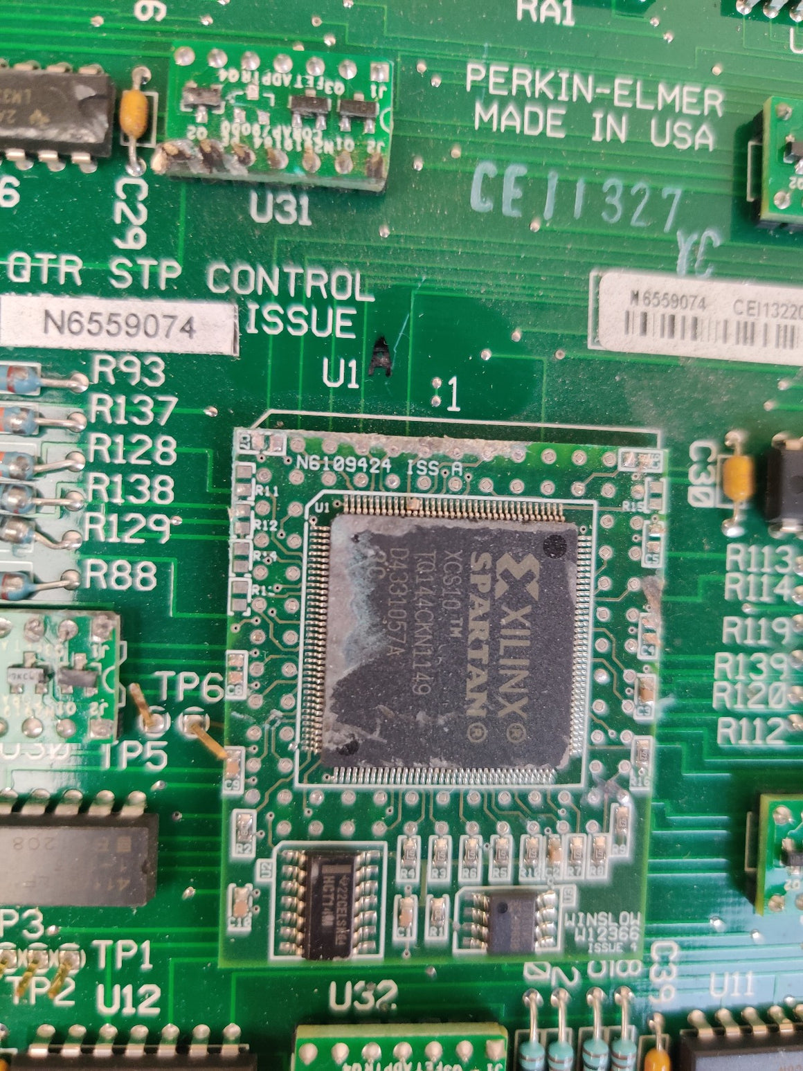 PerkinElmer Clarus N6559024 Issue A QTR SPT Spectrometer Control Board