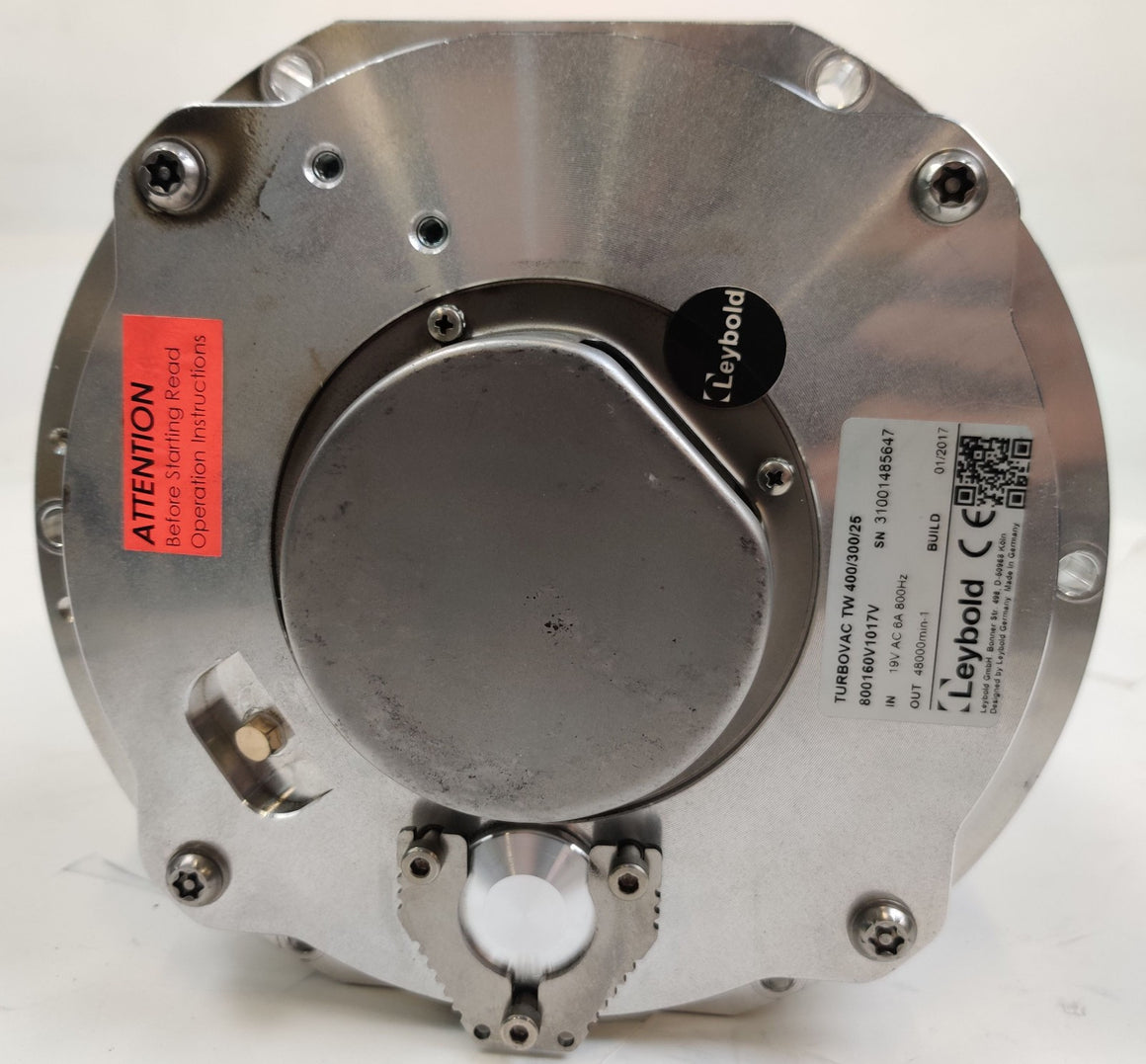 Oerlikon Leybold TW 400/300/25 Turbo Vacuum Pump DN16KF 800160V1017V