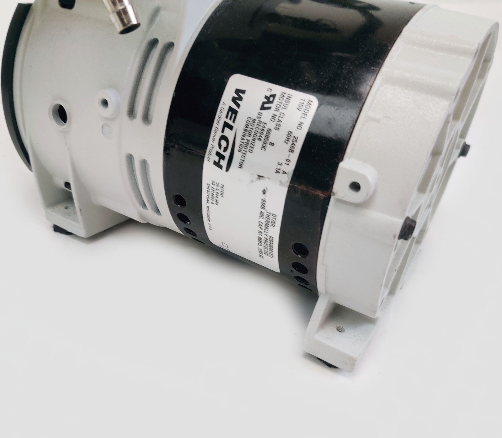 Standard Duty Dry Vacuum Piston Pumps Welch Gardner Denver 2546B-01 Wob-L 2546