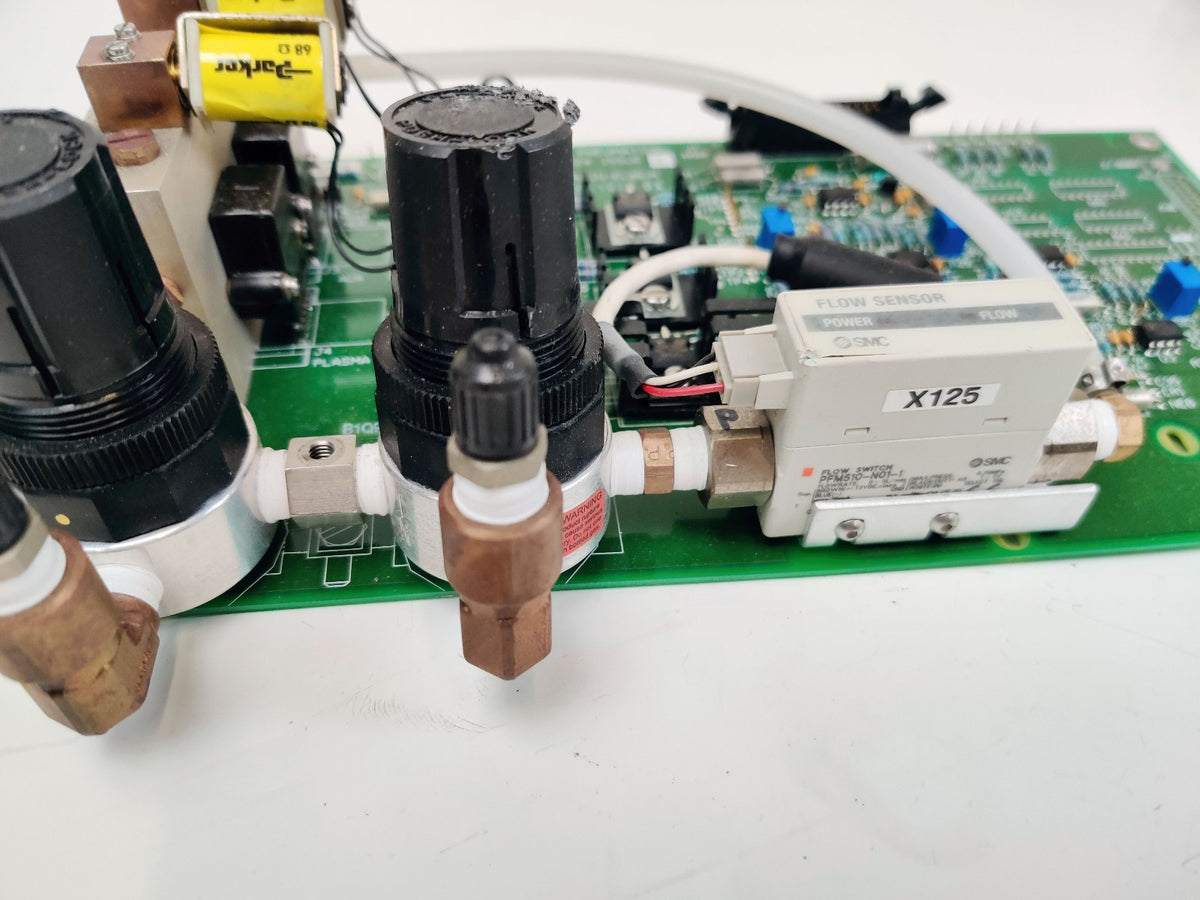 PerkinElmer Optima Avio RF Torch Pneumatics N077-9524 issue G w SMC Flow Sensor - 