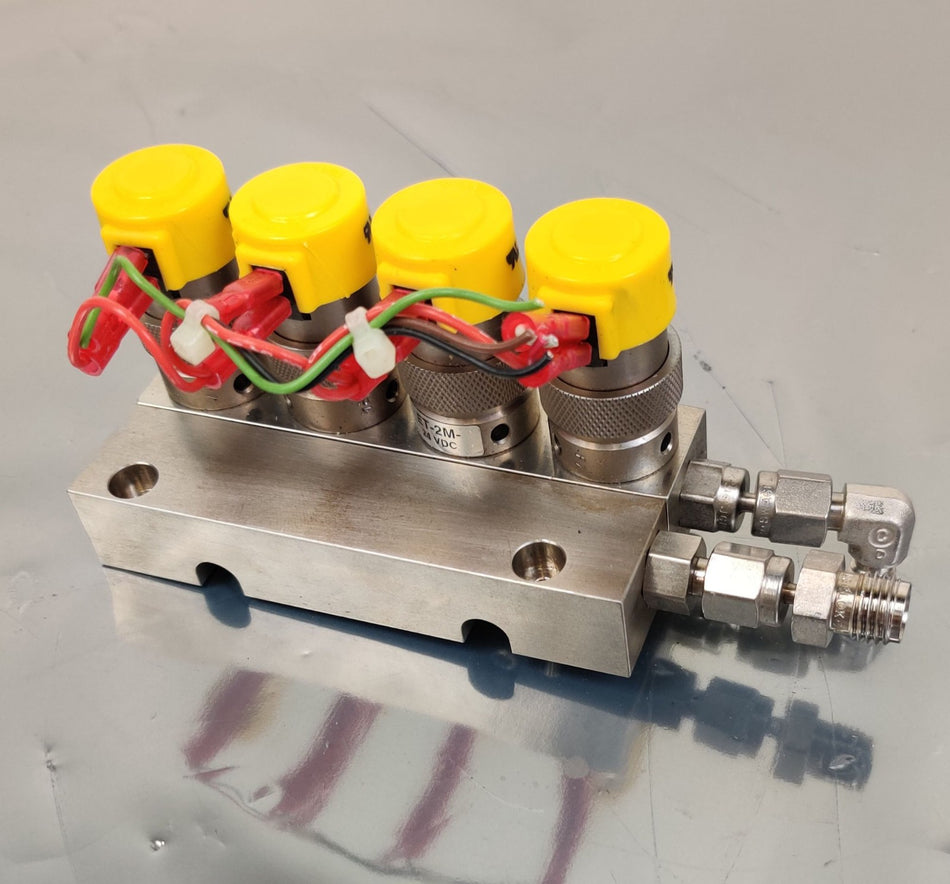 MDS Sciex API 150EX LC/MS Manifold with four Solenoid Valve 24VDC ET-2M