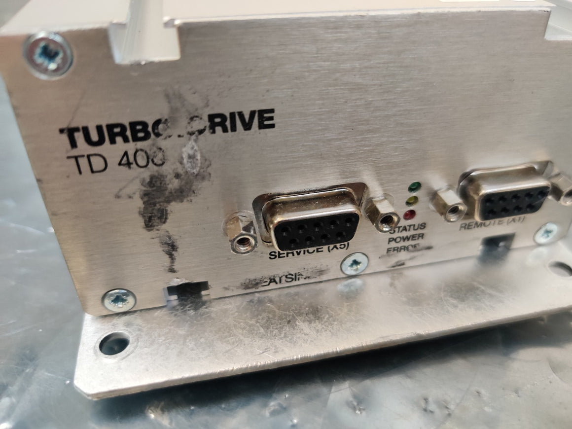 Leybold TD400 Turbo Drive Vacuum Pump Controller 800073V0002 - 