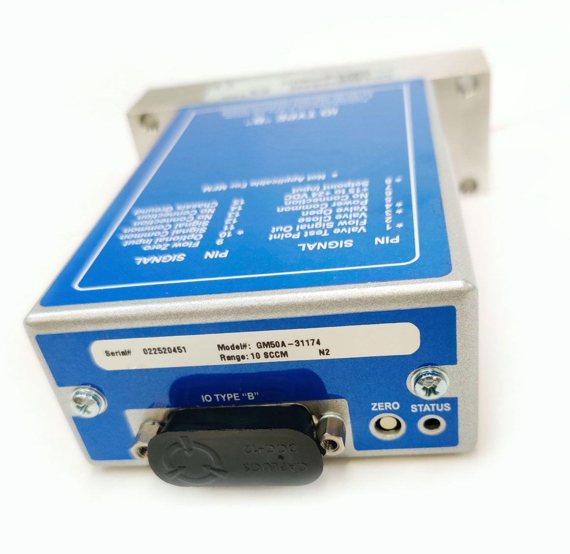 MKS GM50A Mass Flow Controller GM50A-31174, 10 SCCM N2 (Nitrogen)