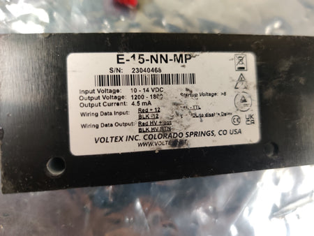 Voltex HeNe Power Supply 1800VDC 4.5mA compare Melles Griot 05-LPM-829-045 - 