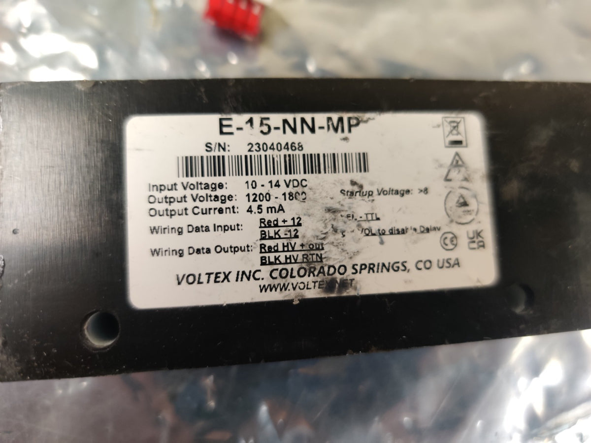 Voltex HeNe Power Supply 1800VDC 4.5mA compare Melles Griot 05-LPM-829-045 - 