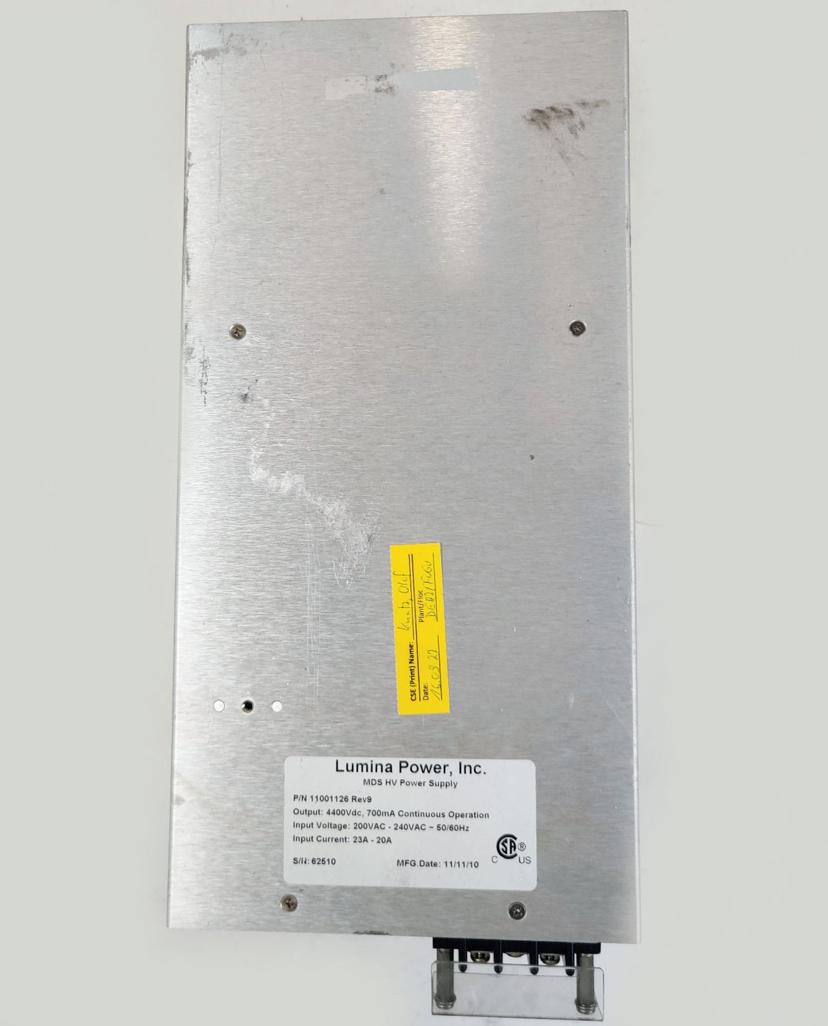 Lumina 4.4kV 700mA High Voltage Power Supply compare Spellman X3635 W1022663