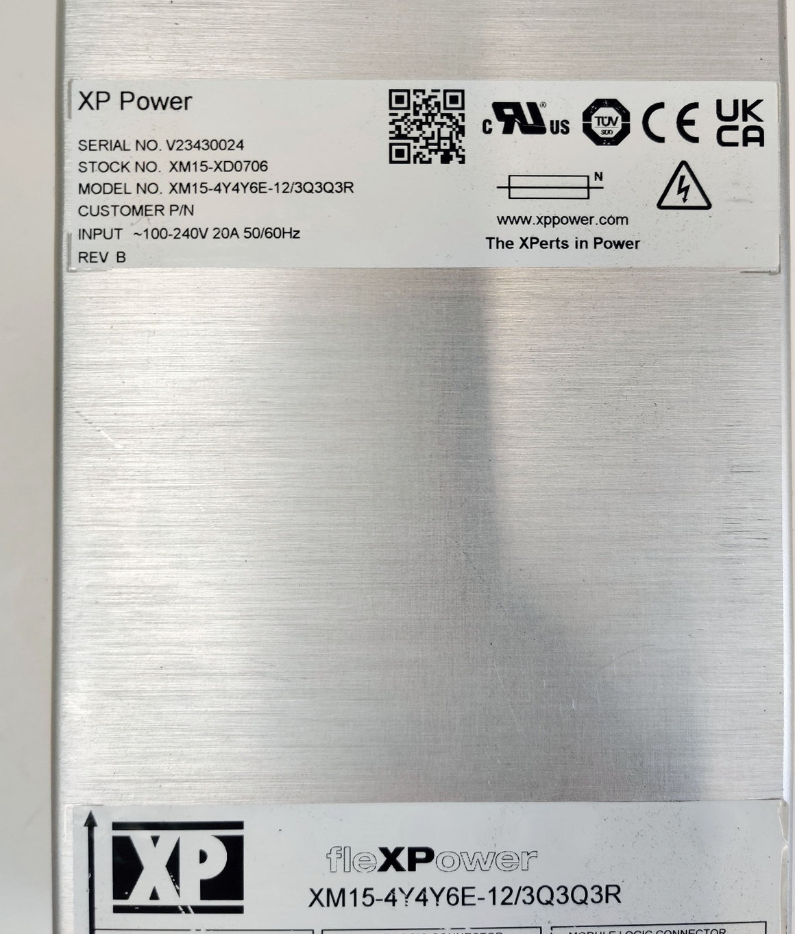XP Power XM15 2500W Power Supply PerkinElmer QSight 15V, 60V, 24V, 28V *Parts - 