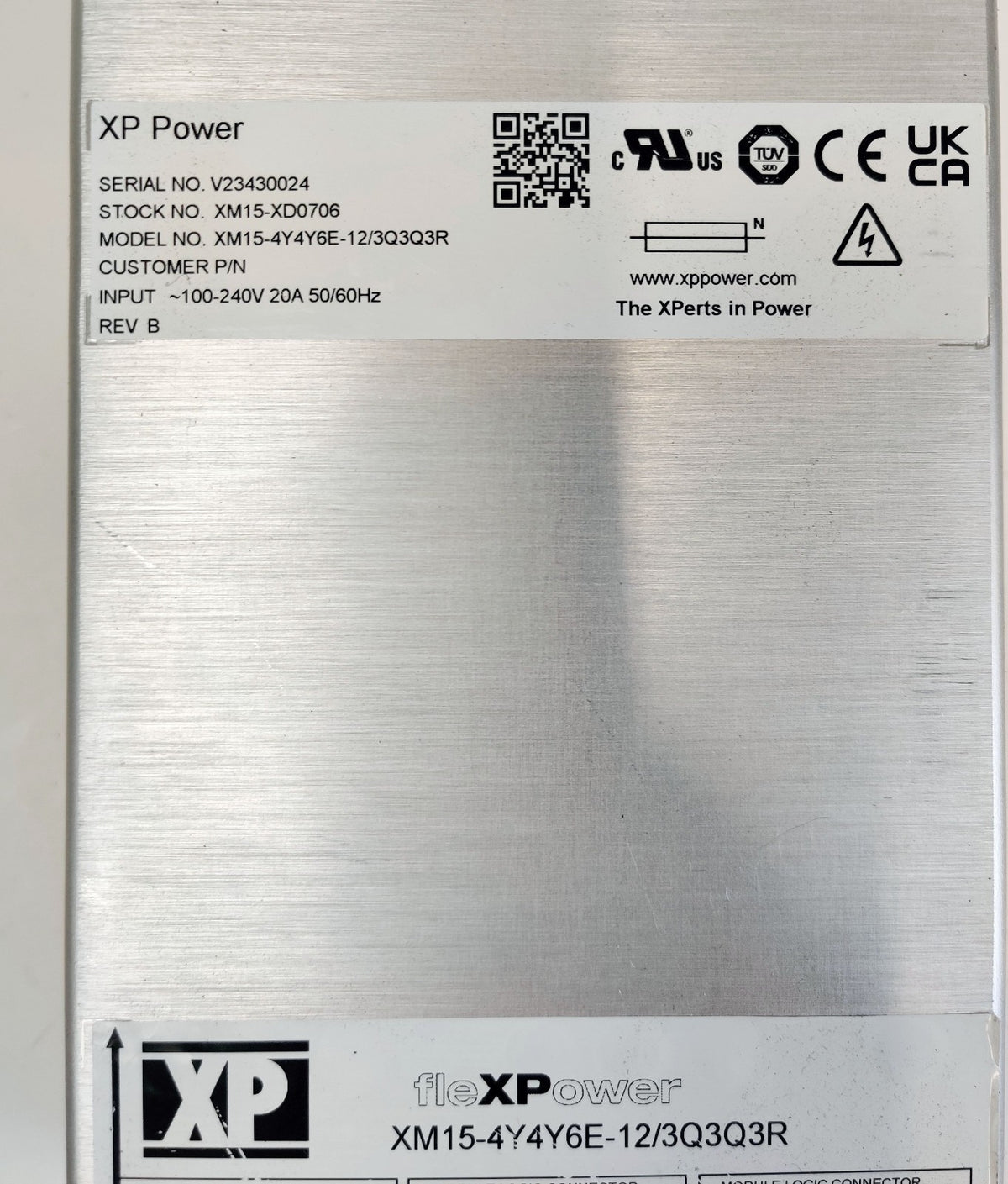 XP Power XM15 2500W Power Supply PerkinElmer QSight 15V, 60V, 24V, 28V *Parts - 