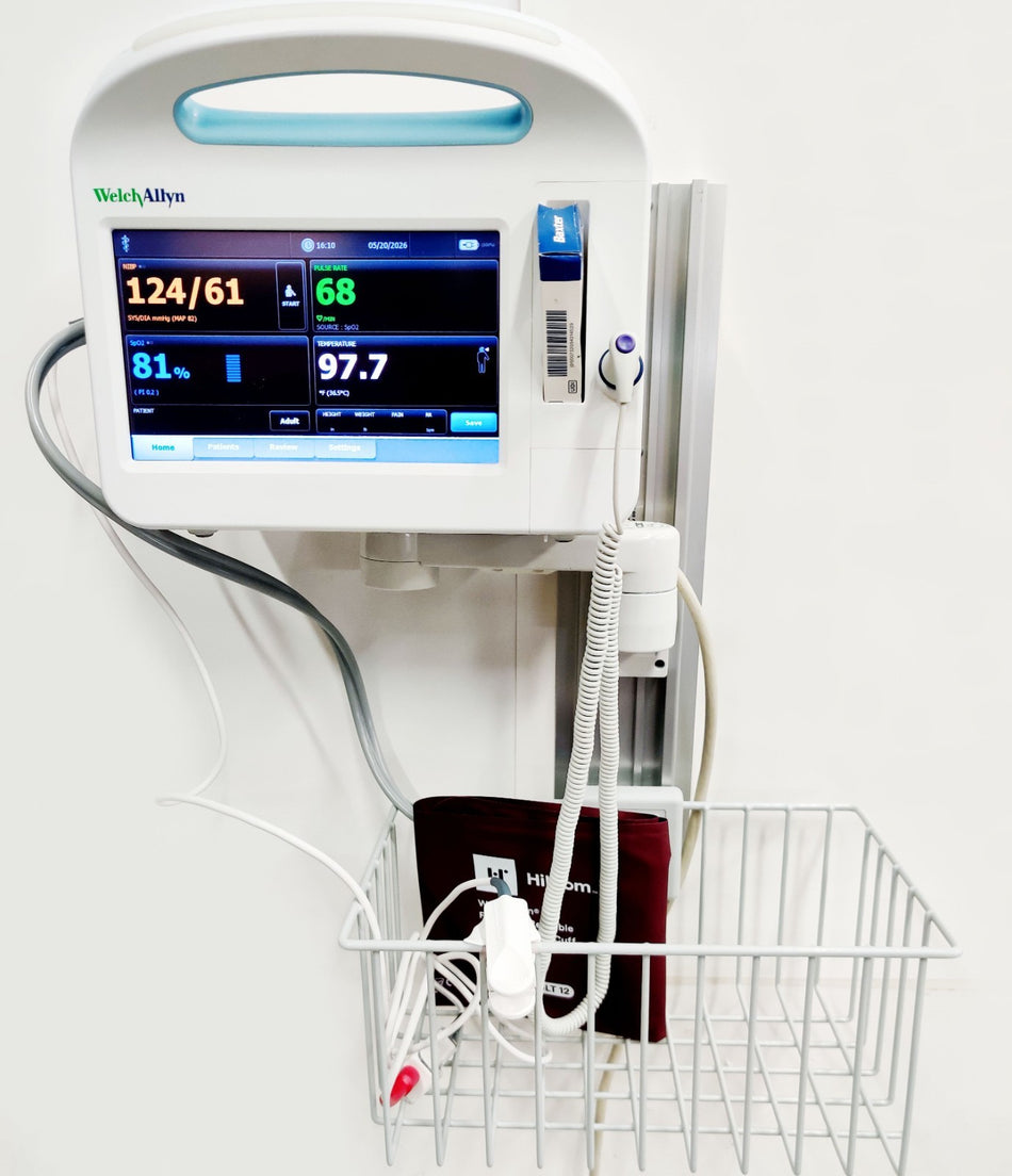 Welch Allyn Connex Vital Signs Monitor 6000 65MTXX w/ Integrated Wall Mount KIT