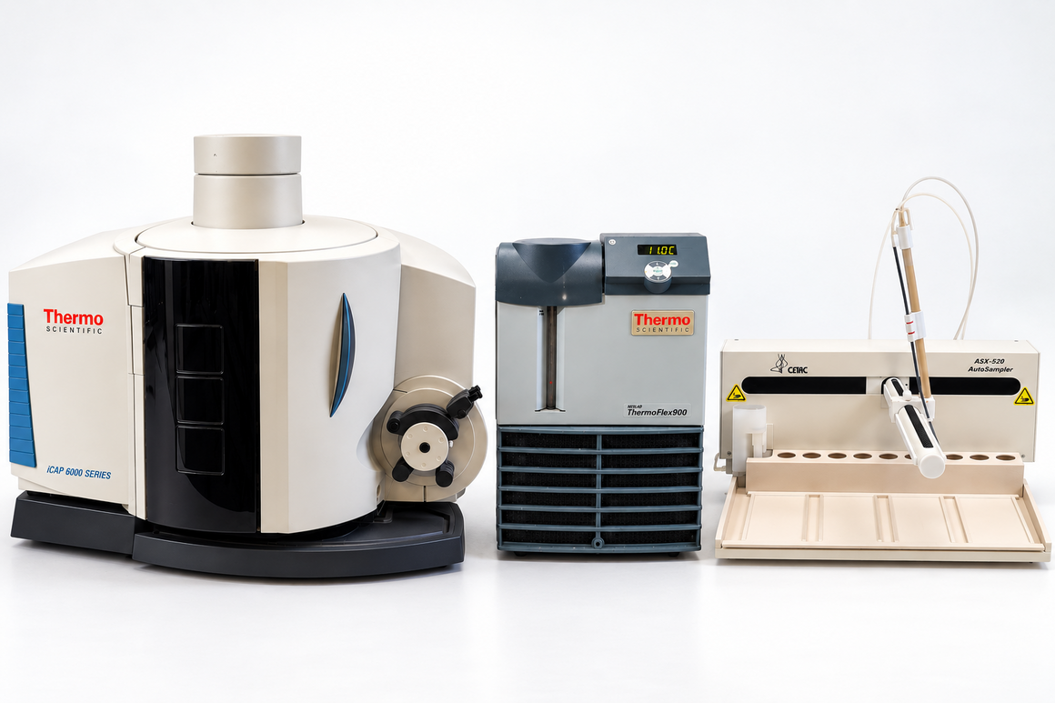 Thermo Scientific iCAP 6500 Duo ICP-OES w/ ThermoFlex 900, Cetac ASX-520 Tested - 