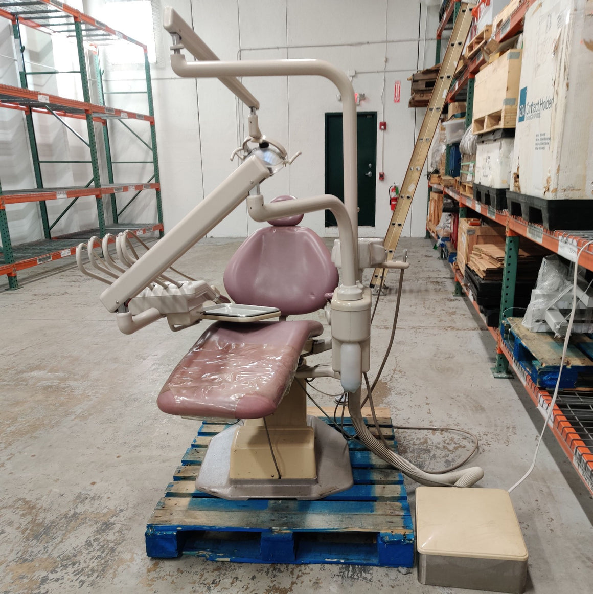 A-Dec Cascade 1040 Dental Chair with 6300 Unit Light, Cuspidor & Delivery System - 