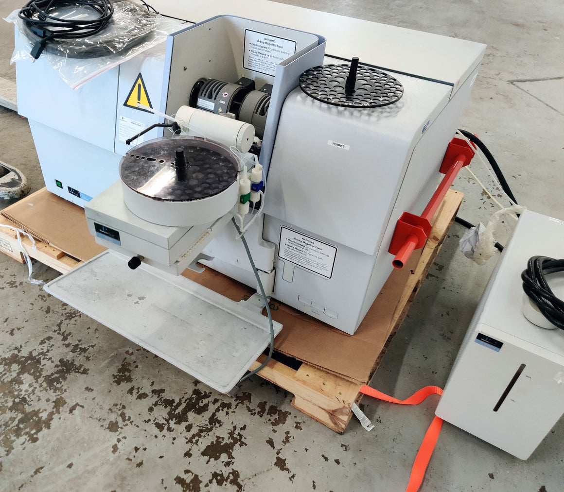 PerkinElmer AAnalyst 600 AA Spectrophotometer AS-800 Autosampler Chiller WinLab