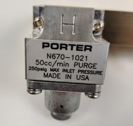 PerkinElmer N670-1021 Clarus 680 GC Pressure Regulator Valve 250psig 50cc/min - 