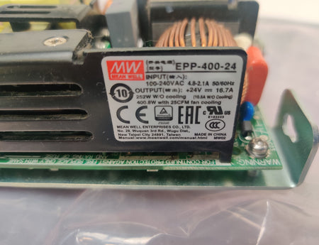 Mean Well EPP-400 Series 400.8W Power Supply 24V 16.7A EPP-400-24 - 