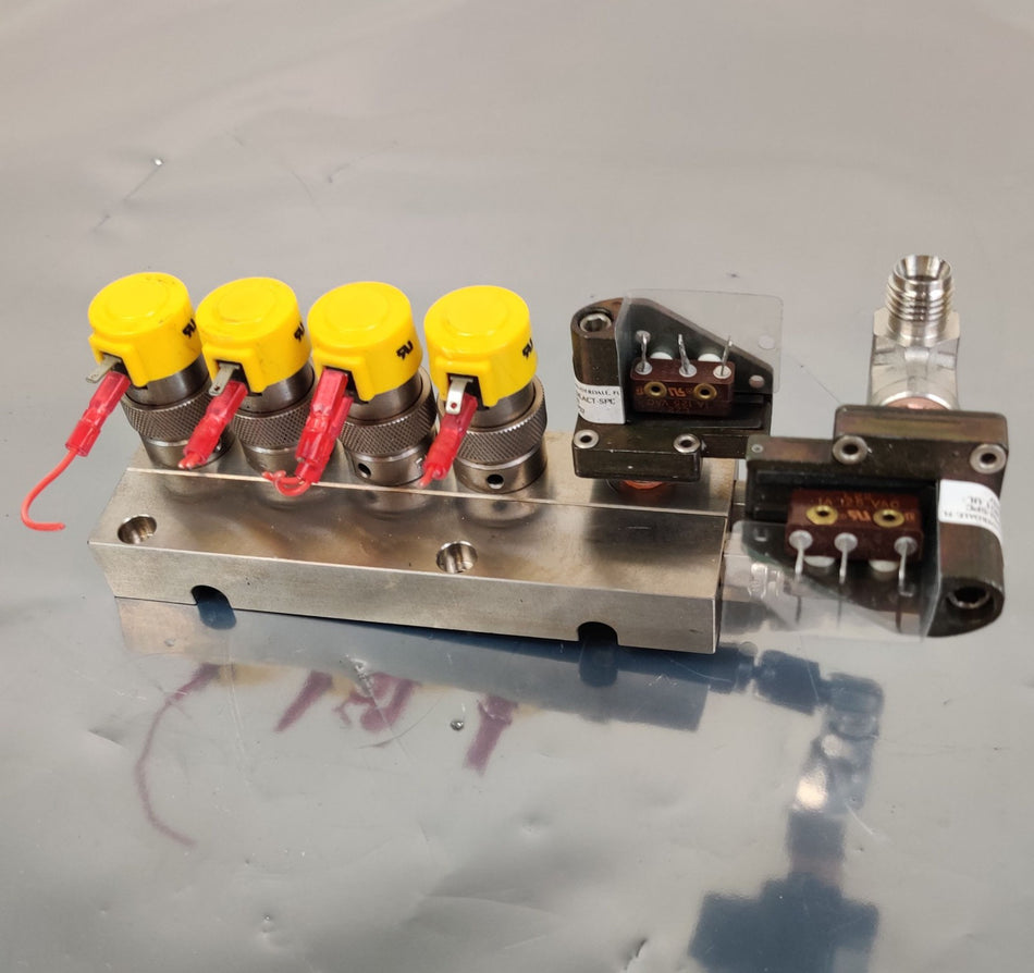 MDS Sciex API 150EX LC/MS Manifold with Solenoid Valve 24VDC and Pressure Switch