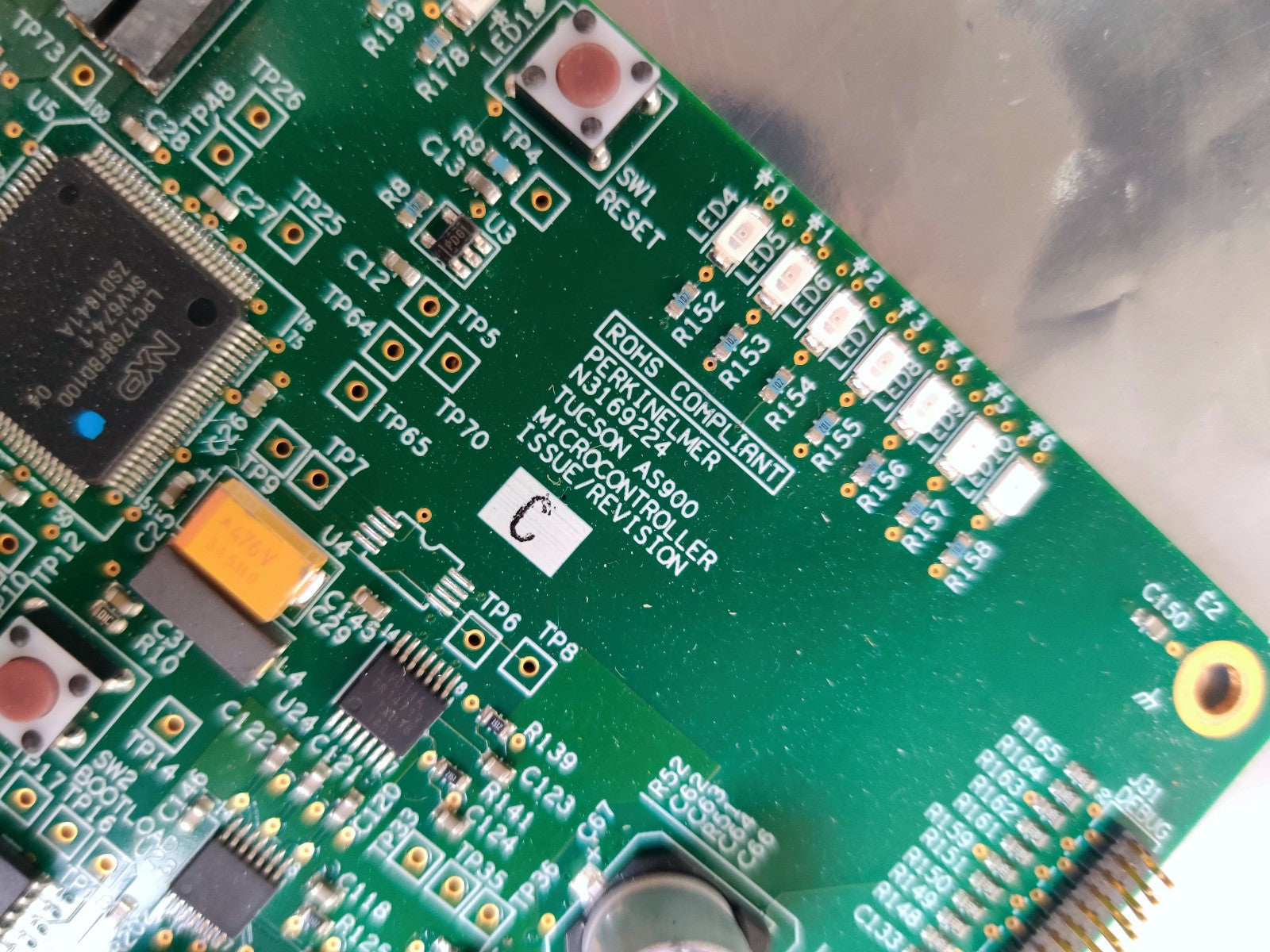 Tucson Microcontroller PCB PerkinElmer N3169224 AS900 Autosampler