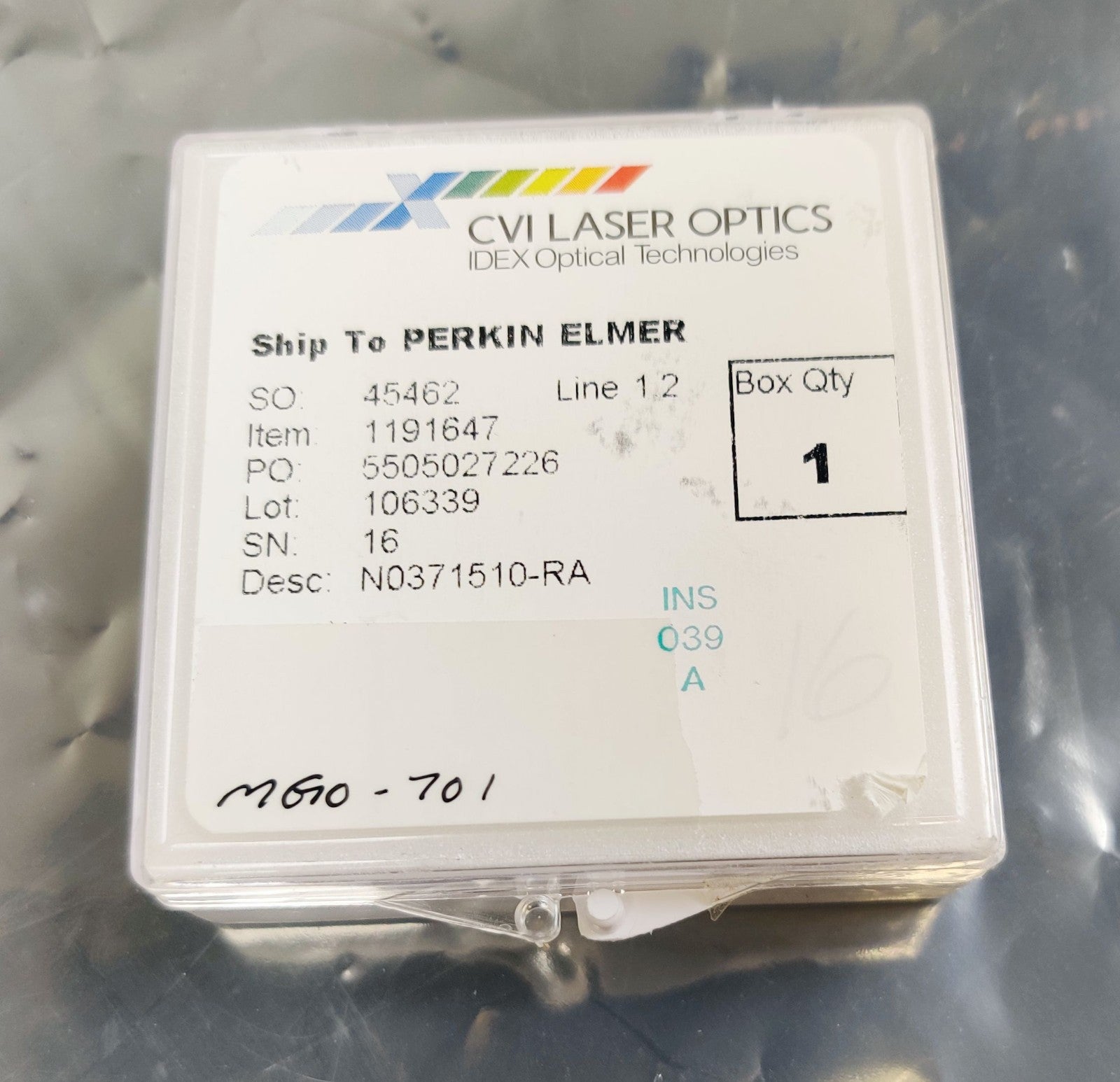 Neutral Density Filter PerkinElmer N037-1510 Aanalyst