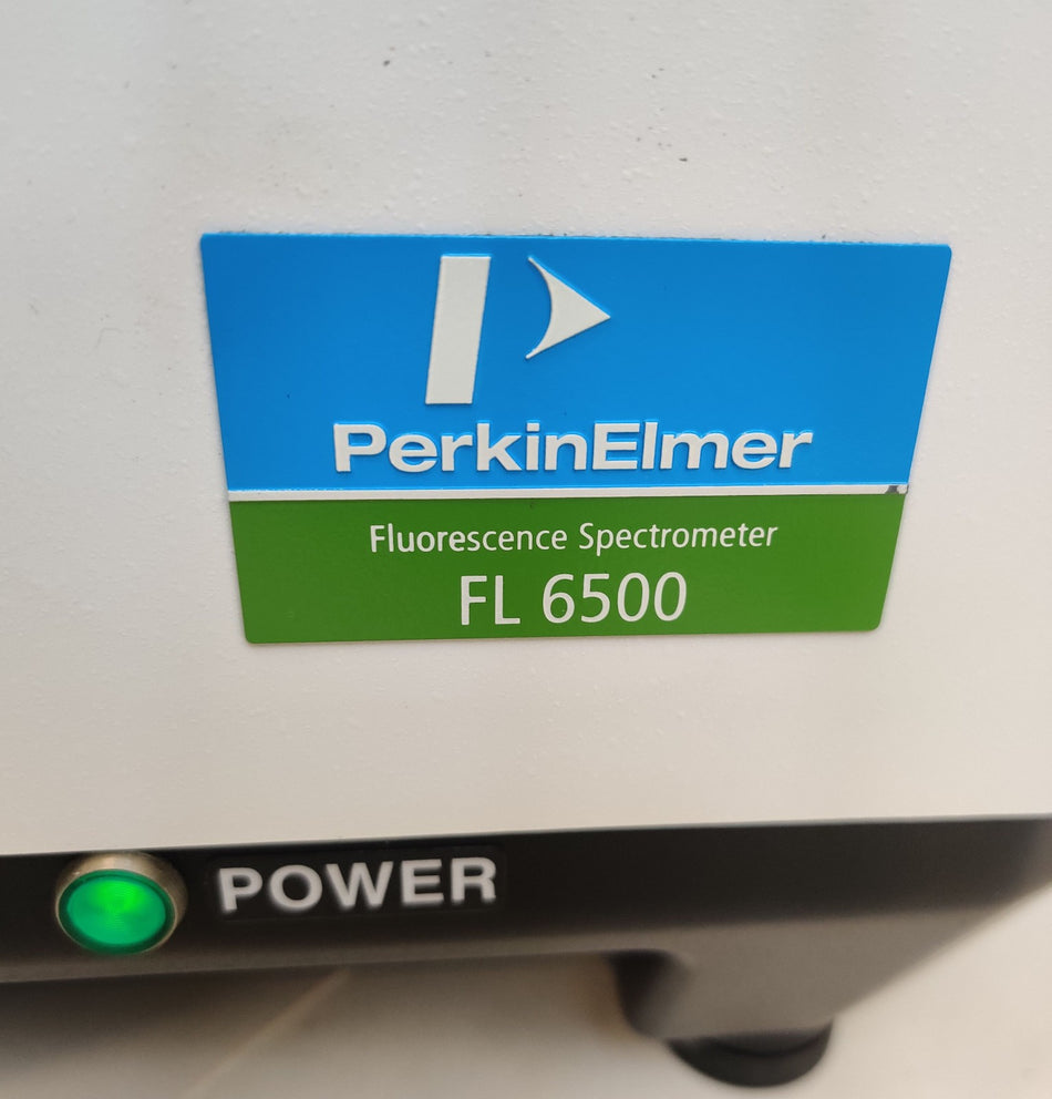 PerkinElmer FL 6500 Fluorescence Spectrophotometer N4200010 w/ PC & Software Lab
