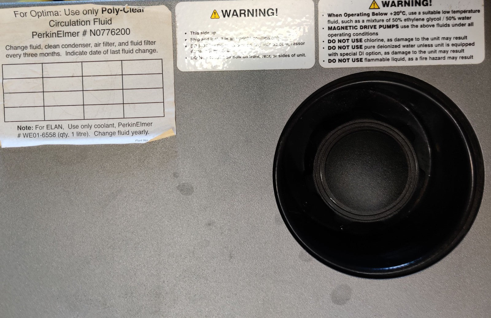 Recirculating Water Chiller PerkinElmer N0772046 Whispercool