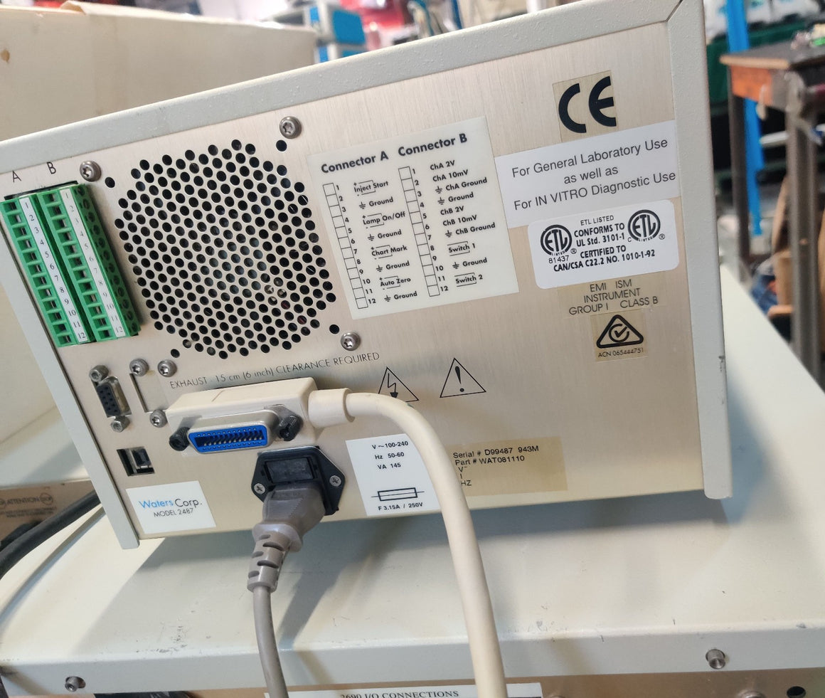 Waters Alliance 2695 Separations Module with 2487 Detector & Column Heater