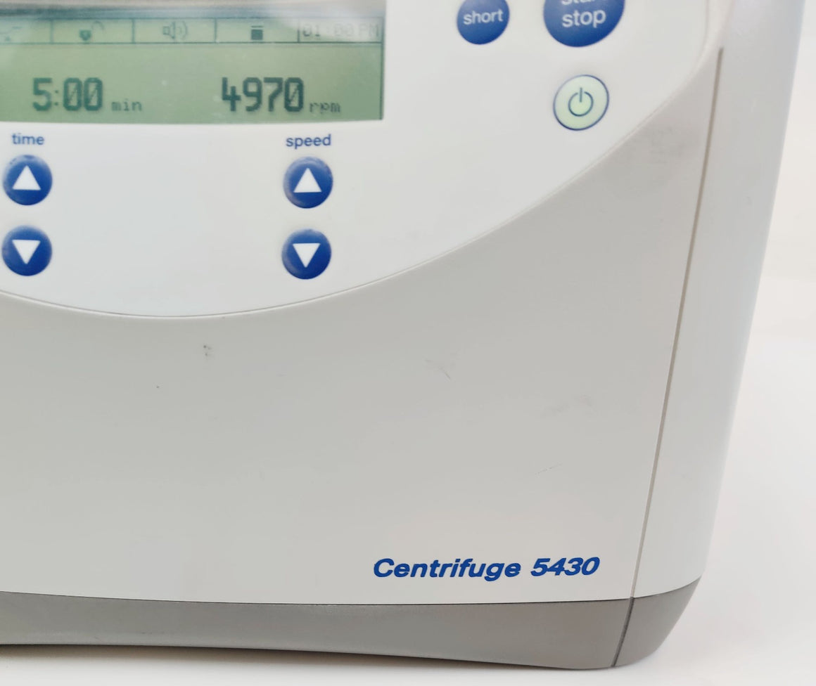 Eppendorf 5430 Benchtop Centrifuge with 30x2.0mL Rotor FA-45-30-11