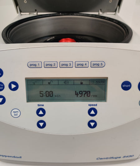 Eppendorf 5430 Benchtop Centrifuge with 30x2.0mL Rotor FA-45-30-11