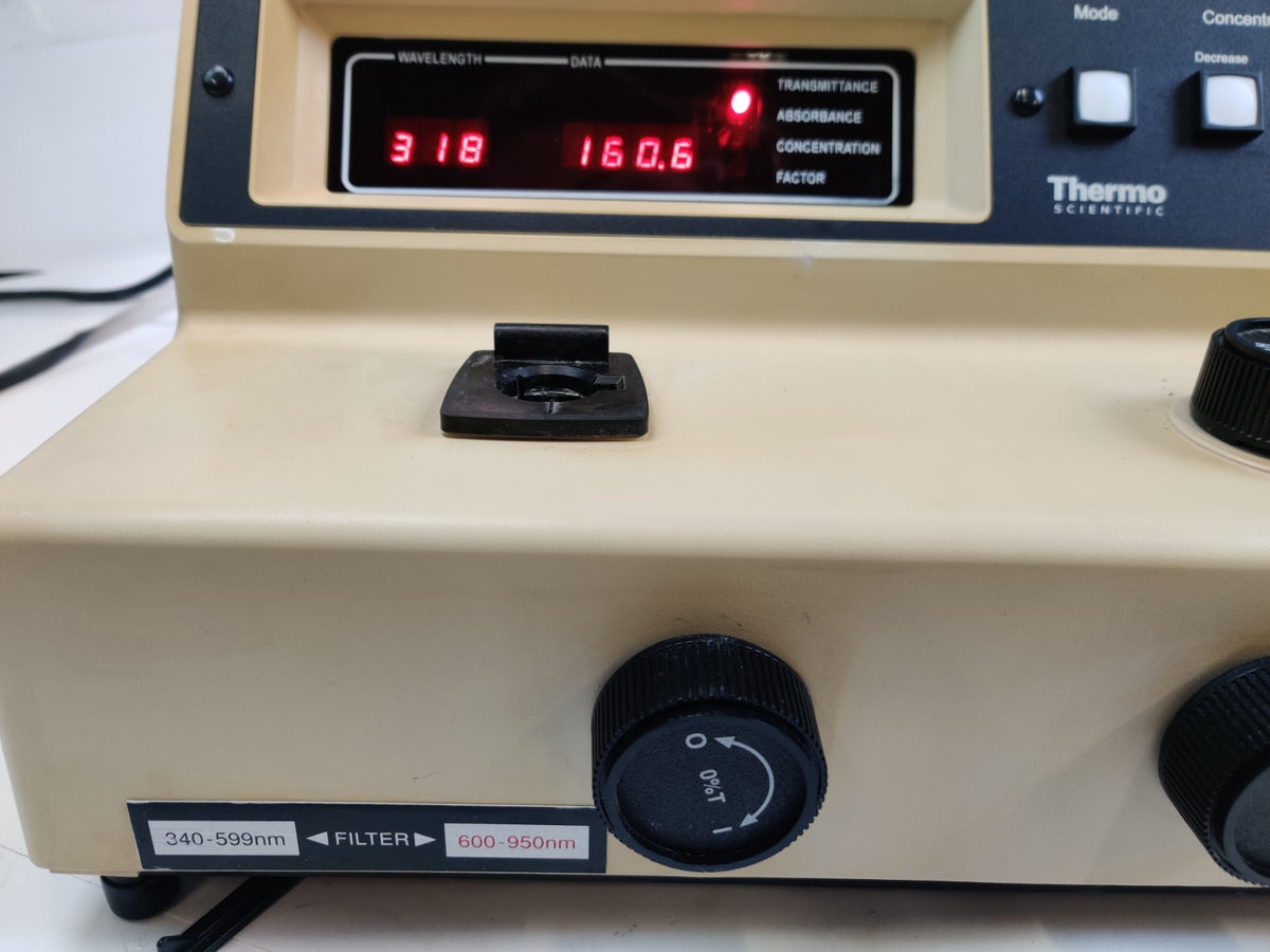 Thermo Scientific Spectronic 20D+ Spectrophotometer 333182 Power Tested - 