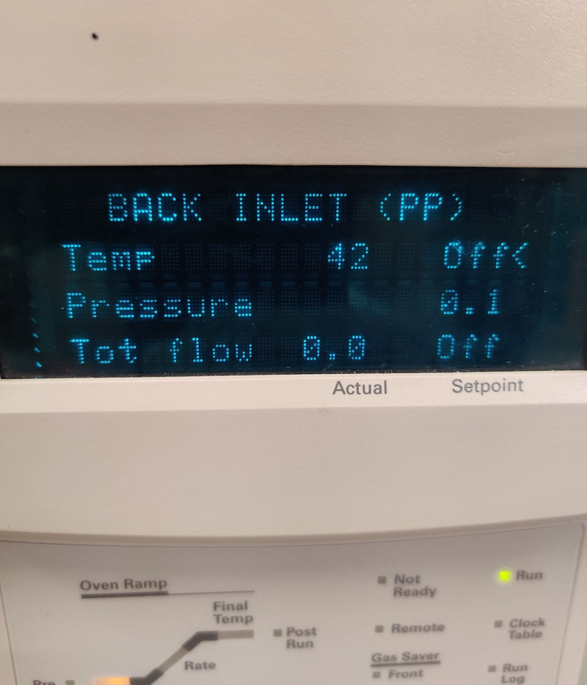 Agilent 6890N GC Gas Chromatograph w/ Dual FID Detector & Dual PP Injector