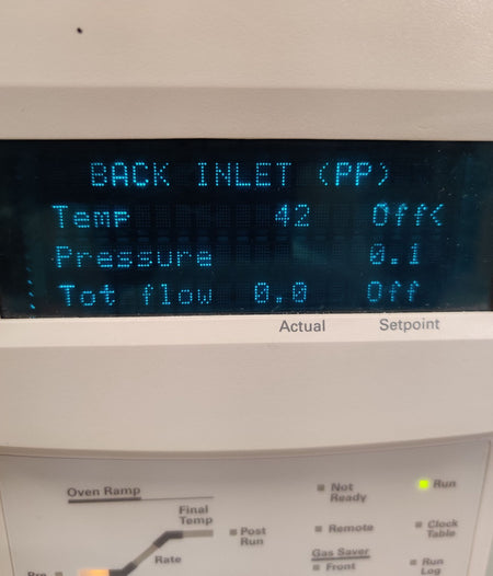Agilent 6890N GC Gas Chromatograph w/ Dual FID Detector & Dual PP Injector