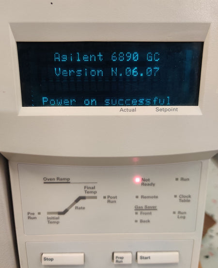 Agilent 6890N GC Gas Chromatograph w/ Dual FID Detector & Dual PP Injector