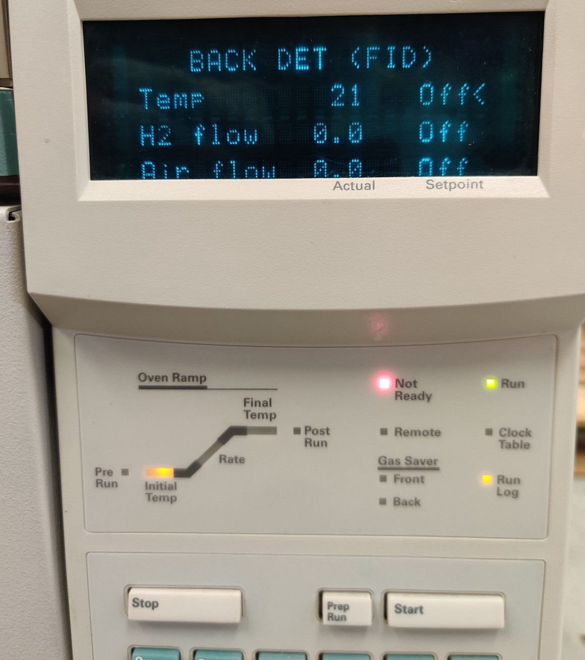 Agilent 6890N GC Gas Chromatograph w/ Dual FID Detector & Dual PP Injector
