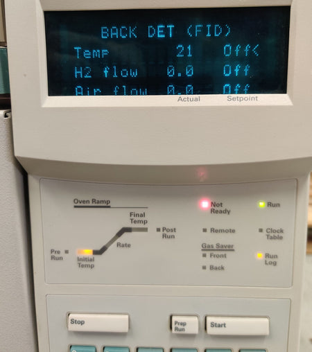 Agilent 6890N GC Gas Chromatograph w/ Dual FID Detector & Dual PP Injector