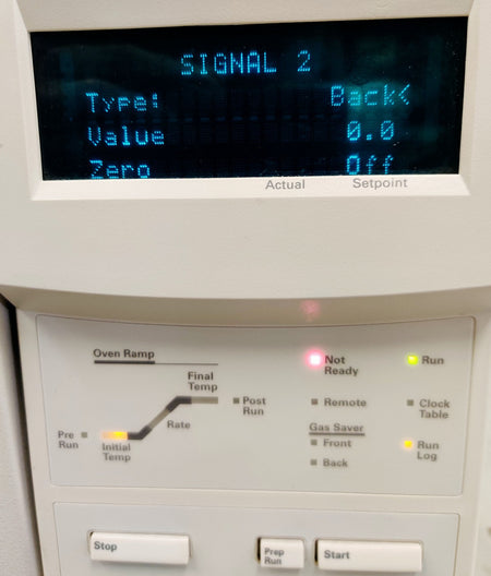 Agilent 6890N GC Gas Chromatograph w/ Dual FID Detector & Dual PP Injector