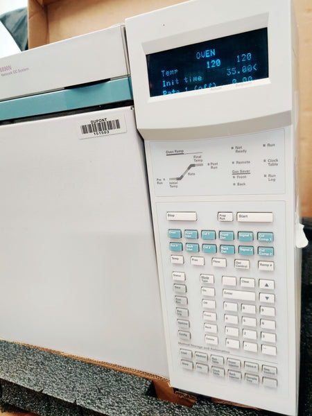 Agilent 6890N GC Gas Chromatograph w/ Dual FID Detector & Dual PP Injector