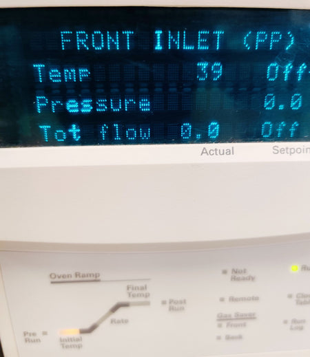 Agilent 6890N GC Gas Chromatograph w/ Dual FID Detector & Dual PP Injector